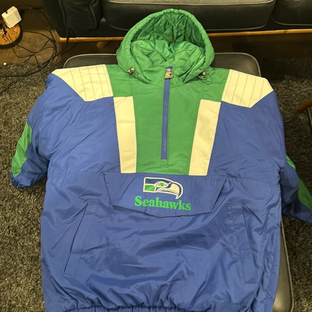 Homage X Seahawks Starter Jacket, Men’s, Size Large, Like New